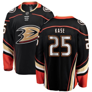 Men's Ondrej Kase Anaheim Ducks Authentic Home Jersey - Black