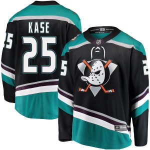 Men's Ondrej Kase Anaheim Ducks Breakaway Alternate Jersey - Black