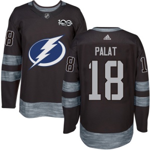 Men's Ondrej Palat Tampa Bay Lightning Authentic 1917-2017 100th Anniversary Jersey - Black