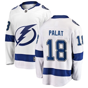 Men's Ondrej Palat Tampa Bay Lightning Breakaway Away Jersey - White