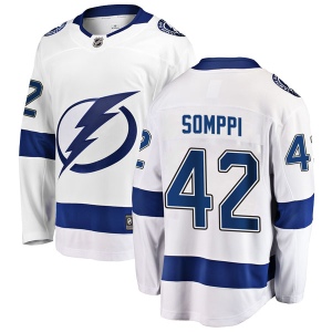 Men's Otto Somppi Tampa Bay Lightning Breakaway Away Jersey - White