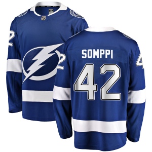 Men's Otto Somppi Tampa Bay Lightning Breakaway Home Jersey - Blue