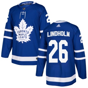 Men's Par Lindholm Toronto Maple Leafs Authentic Home Jersey - Blue