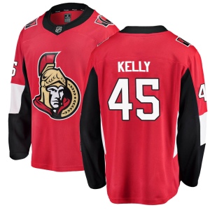 Men's Parker Kelly Ottawa Senators Breakaway Home Jersey - Red