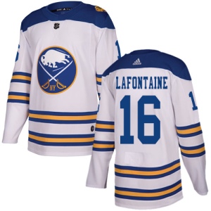 Men's Pat Lafontaine Buffalo Sabres Authentic 2018 Winter Classic Jersey - White