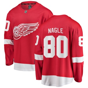 Men's Pat Nagle Detroit Red Wings Breakaway Home Jersey - Red