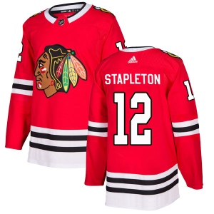 Men's Pat Stapleton Chicago Blackhawks Authentic Home Jersey - Red