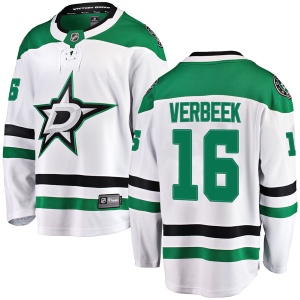 Men's Pat Verbeek Dallas Stars Breakaway Away Jersey - White