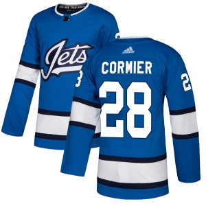 Men's Patrice Cormier Winnipeg Jets Authentic Alternate Jersey - Blue