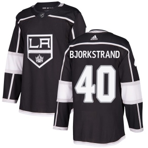 Men's Patrick Bjorkstrand Los Angeles Kings Authentic Home Jersey - Black