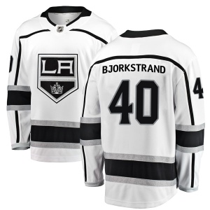 Men's Patrick Bjorkstrand Los Angeles Kings Breakaway Away Jersey - White