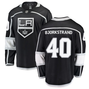 Men's Patrick Bjorkstrand Los Angeles Kings Breakaway Home Jersey - Black