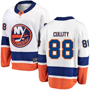 Men's Patrick Cullity New York Islanders Breakaway Away Jersey - White