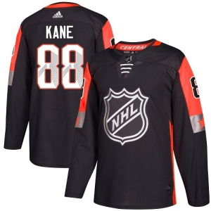 Men's Patrick Kane Chicago Blackhawks Authentic 2018 All-Star Central Division Jersey - Black