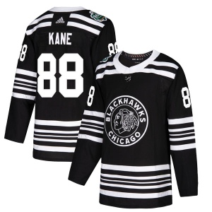 Men's Patrick Kane Chicago Blackhawks Authentic 2019 Winter Classic Jersey - Black