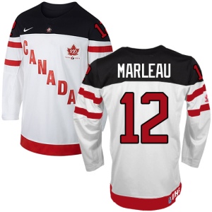 Men's Patrick Marleau Team Canada Premier 100th Anniversary Olympic Hockey Jersey - White