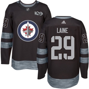 Men's Patrik Laine Winnipeg Jets Authentic 1917-2017 100th Anniversary Jersey - Black