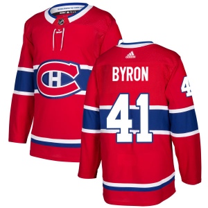 Men's Paul Byron Montreal Canadiens Authentic Jersey - Red