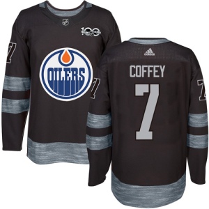 Men's Paul Coffey Edmonton Oilers Authentic 1917-2017 100th Anniversary Jersey - Black