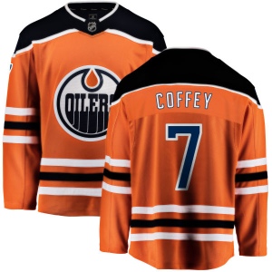 Men's Paul Coffey Edmonton Oilers Home Breakaway Jersey - Orange