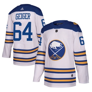 Men's Paul Geiger Buffalo Sabres Authentic 2018 Winter Classic Jersey - White