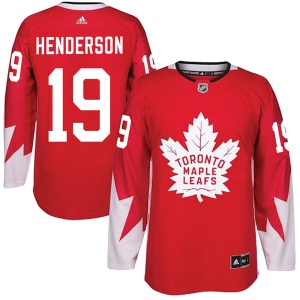 Men's Paul Henderson Toronto Maple Leafs Authentic Alternate Jersey - Red