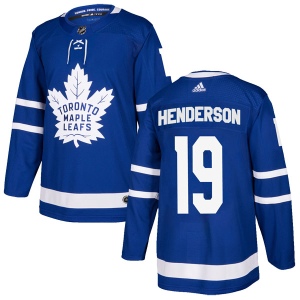 Men's Paul Henderson Toronto Maple Leafs Authentic Home Jersey - Blue