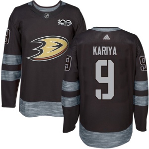 Men's Paul Kariya Anaheim Ducks Authentic 1917-2017 100th Anniversary Jersey - Black