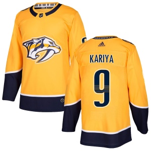 Men's Paul Kariya Nashville Predators Authentic Home Jersey - Gold