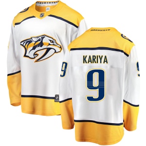 Men's Paul Kariya Nashville Predators Breakaway Away Jersey - White