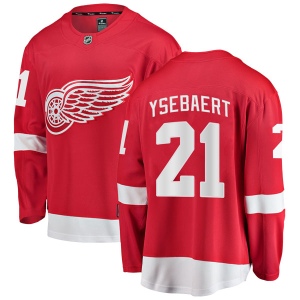 Men's Paul Ysebaert Detroit Red Wings Breakaway Home Jersey - Red