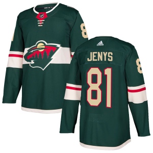 Men's Pavel Jenys Minnesota Wild Authentic Home Jersey - Green