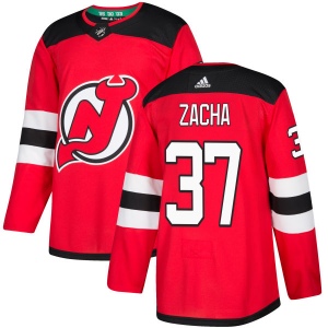 Men's Pavel Zacha New Jersey Devils Authentic Jersey - Red