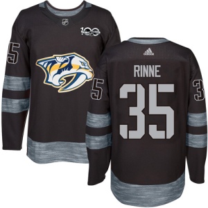 Men's Pekka Rinne Nashville Predators Authentic 1917-2017 100th Anniversary Jersey - Black