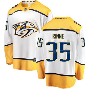 Men's Pekka Rinne Nashville Predators Breakaway Away Jersey - White