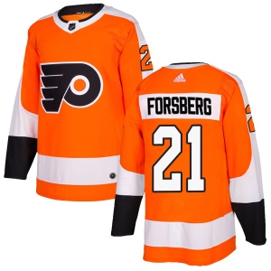 Men's Peter Forsberg Philadelphia Flyers Authentic Home Jersey - Orange