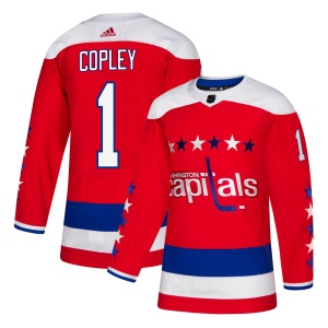 Men's Pheonix Copley Washington Capitals Authentic Alternate Jersey - Red