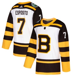 Men's Phil Esposito Boston Bruins Authentic 2019 Winter Classic Jersey - White