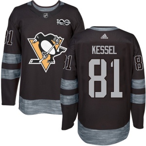 Men's Phil Kessel Pittsburgh Penguins Authentic 1917-2017 100th Anniversary Jersey - Black