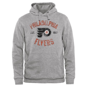 Men's Philadelphia Flyers Heritage Pullover Hoodie - Ash