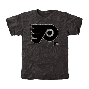 Men's Philadelphia Flyers Rink Warrior Tri-Blend T-Shirt - Black