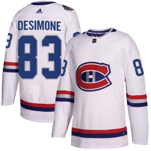 Men's Philip DeSimone Montreal Canadiens Authentic 2017 100 Classic Jersey - White