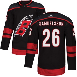 Men's Philip Samuelsson Carolina Hurricanes Authentic Alternate Jersey - Black