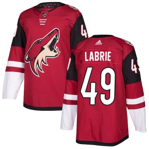 Men's Pierre-Cedric Labrie Arizona Coyotes Authentic Maroon Home Jersey