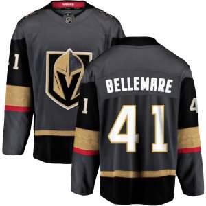 Men's Pierre-Edouard Bellemare Vegas Golden Knights Black Home Breakaway Jersey - Gold