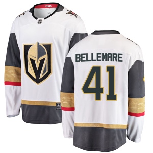 Men's Pierre-Edouard Bellemare Vegas Golden Knights Breakaway White Away Jersey - Gold