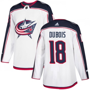 Men's Pierre-Luc Dubois Columbus Blue Jackets Authentic Away Jersey - White