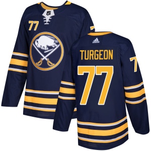 Men's Pierre Turgeon Buffalo Sabres Authentic Jersey - Navy