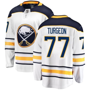 Men's Pierre Turgeon Buffalo Sabres Breakaway Away Jersey - White