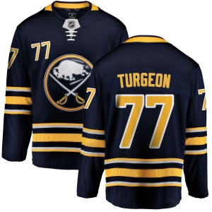 Men's Pierre Turgeon Buffalo Sabres Home Breakaway Jersey - Blue